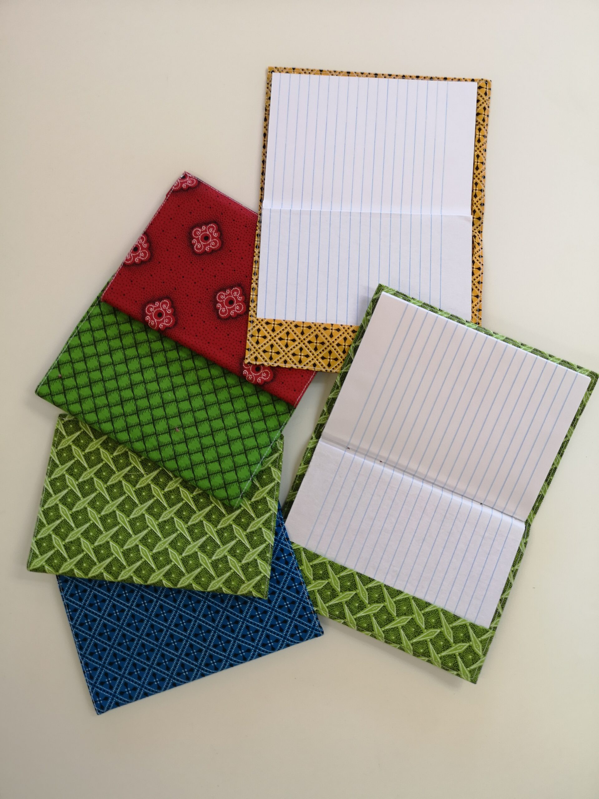 Shwe-shwe notebooks (removable covers)