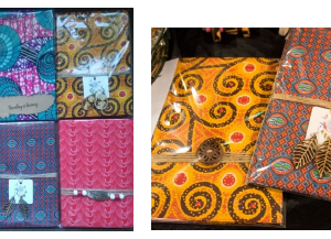 Assorted African Fabric notebooks